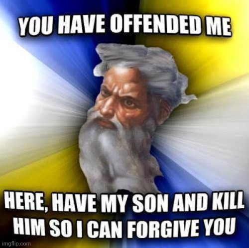 image tagged in satan,god,jesus,the bible | made w/ Imgflip meme maker