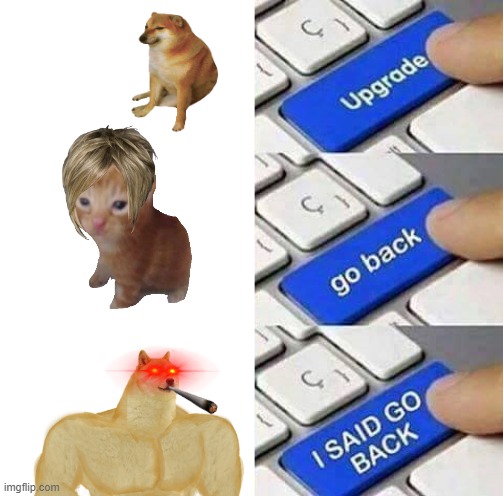 GO BACK! | image tagged in i said go back | made w/ Imgflip meme maker