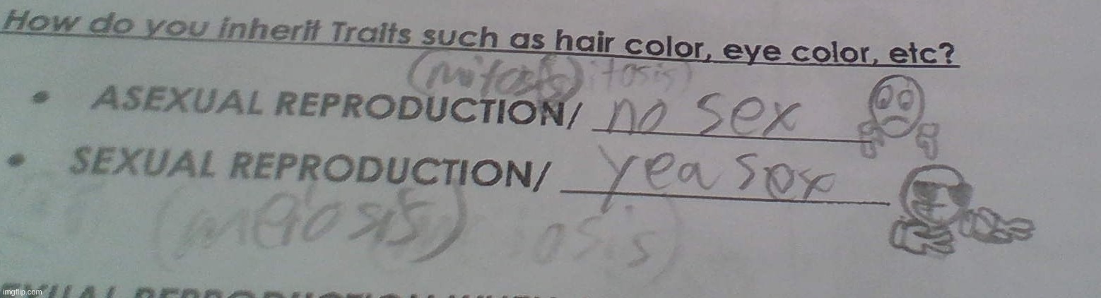 Yes, this is what I wrote on my science notebook | made w/ Imgflip meme maker