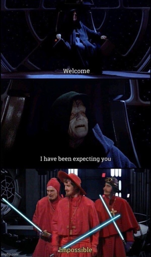 image tagged in star wars,spanish inquisition,memes,funny | made w/ Imgflip meme maker