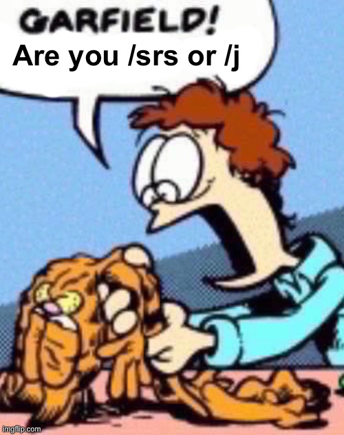 Are you /srs or /j | made w/ Imgflip meme maker