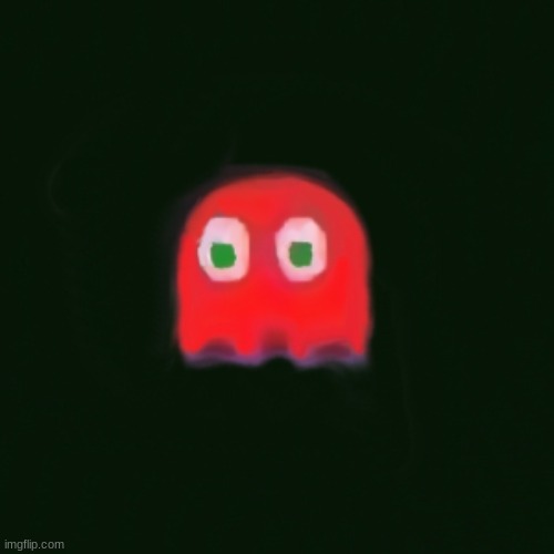 blinky pac man | image tagged in blinky pac man | made w/ Imgflip meme maker