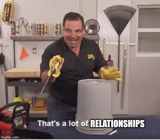 thats a lot of damage | RELATIONSHIPS | image tagged in thats a lot of damage | made w/ Imgflip meme maker