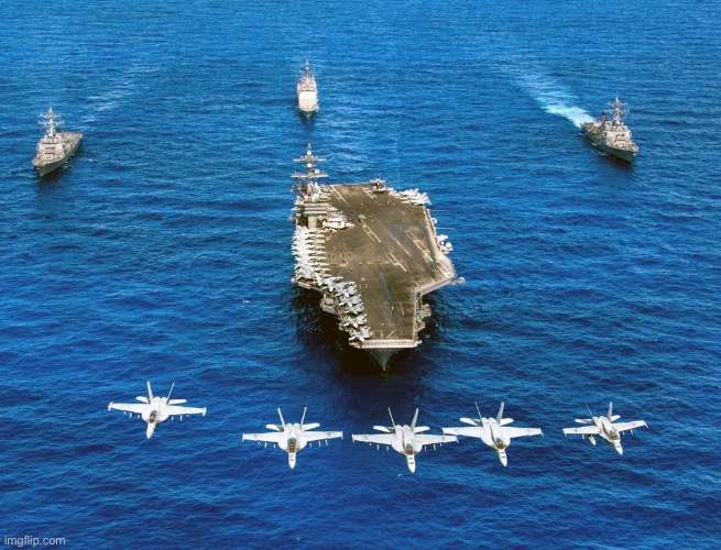 NAVY Battle group aircraft carrier | image tagged in navy battle group aircraft carrier | made w/ Imgflip meme maker