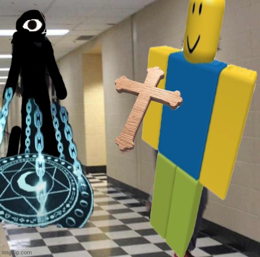 Help | image tagged in floating boy chasing running boy,roblox,doors | made w/ Imgflip meme maker