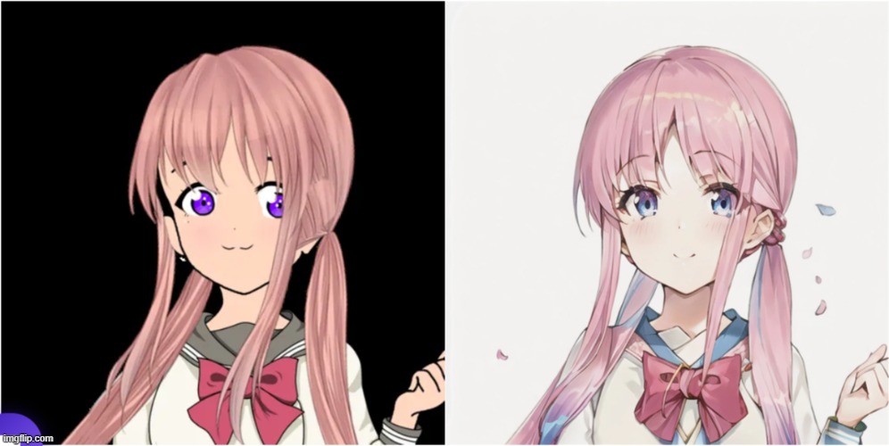 Miho Masato with the help of AI | made w/ Imgflip meme maker