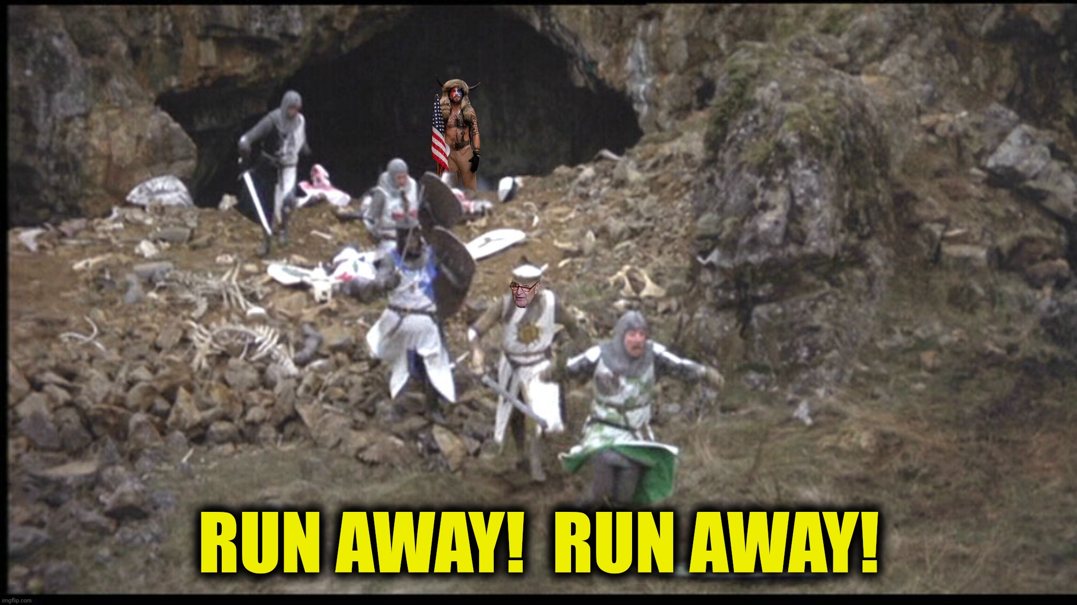 RUN AWAY!  RUN AWAY! | made w/ Imgflip meme maker