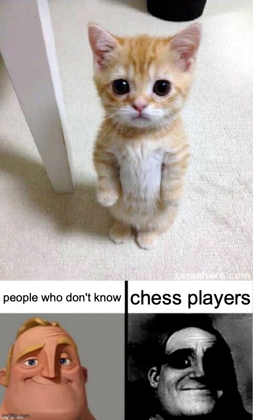 people who don't know; chess players | made w/ Imgflip meme maker