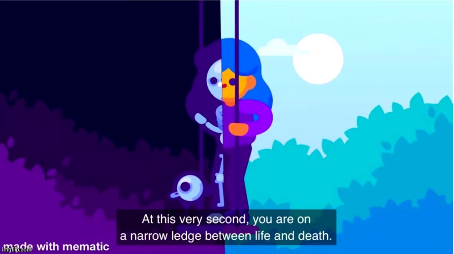 Life and death | image tagged in life and death | made w/ Imgflip meme maker
