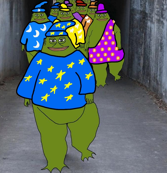 Taproot Wizard Walk Blank Meme Template