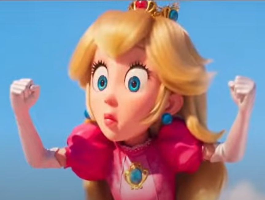 High Quality Princess Peach Reaction Blank Meme Template