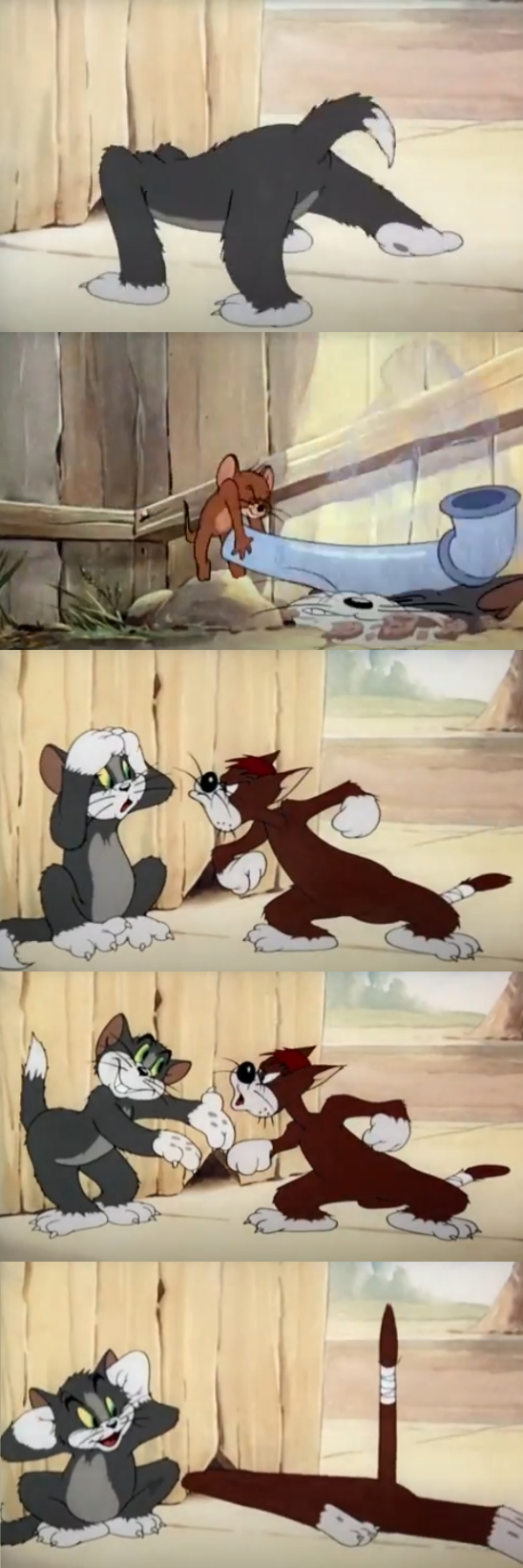 High Quality Tom and Jerry hole meme. Blank Meme Template