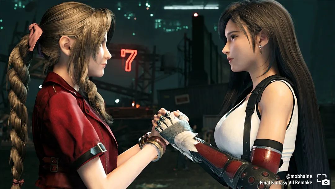 Tifa and Aerith Blank Meme Template