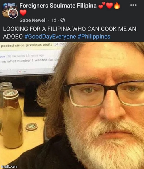 If we give Gabe a Filipina, we'd get Half Life 5 in two weeks. | made w/ Imgflip meme maker