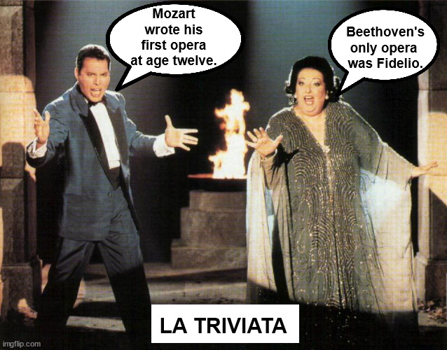 La Triviana | image tagged in trivia,opera,la traviata,la trivia  na,memes,opera singers | made w/ Imgflip meme maker