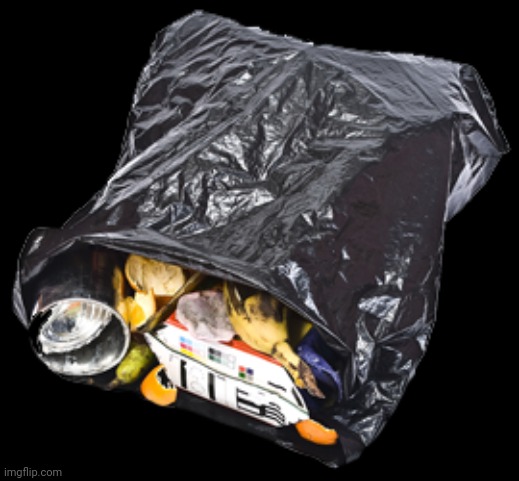 The post bellow... | image tagged in trash bag | made w/ Imgflip meme maker