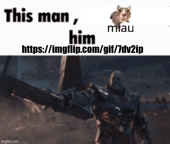 Yes, socially_awesome_penguin is back at it again | https://imgflip.com/gif/7dv2ip | image tagged in this man _____ him,imgflip | made w/ Imgflip meme maker