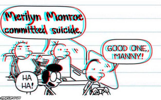 They found broken glass on the inside and there were pills lying all over the ground implying someone forced them to her | image tagged in 3d,diary of a wimpy kid,history,conspiracy keanu,1960's,history memes | made w/ Imgflip meme maker