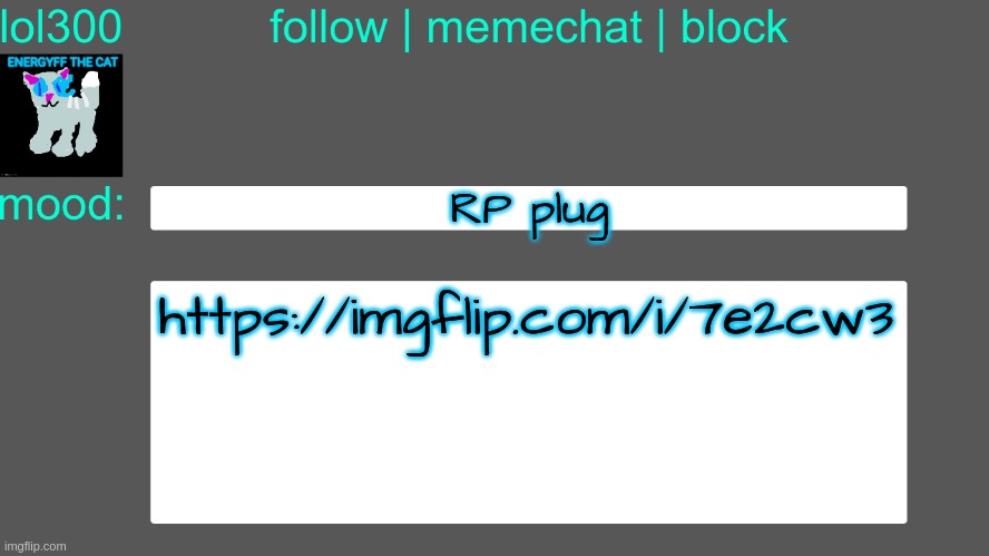 Lol300 announcement temp 3 | RP plug; https://imgflip.com/i/7e2cw3 | image tagged in lol300 announcement temp 3 | made w/ Imgflip meme maker