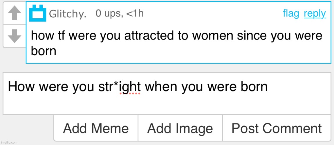 made w/ Imgflip meme maker