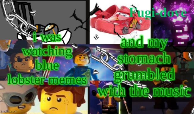 FDAT13 2 text | i was watching blue lobster memes; and my stomach grumbled with the music | image tagged in fdat13 2 text | made w/ Imgflip meme maker