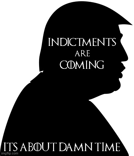 Lizzo said it best...! | image tagged in it's about,damn,time,indictments,coming,soon | made w/ Imgflip meme maker