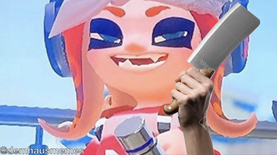 octoling smug | image tagged in octoling smug | made w/ Imgflip meme maker