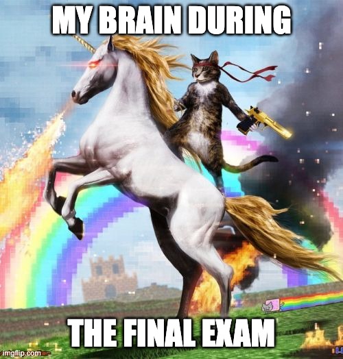 Welcome To The Internets | MY BRAIN DURING; THE FINAL EXAM | image tagged in memes,welcome to the internets | made w/ Imgflip meme maker