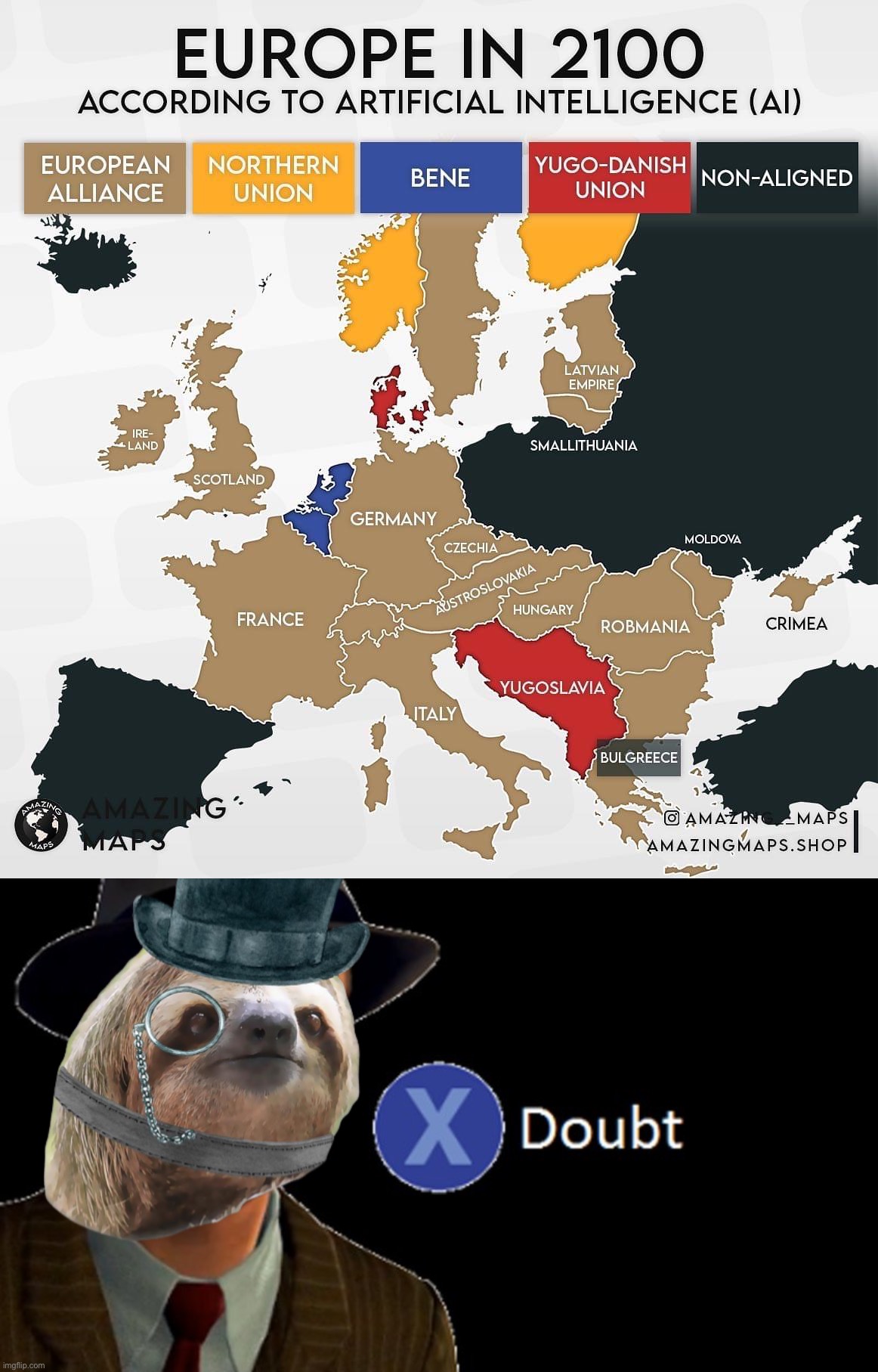 Ummmm | image tagged in europe in 2100,l a noire press x to doubt,artificial intelligence,artificial idiocy,ai,wot | made w/ Imgflip meme maker
