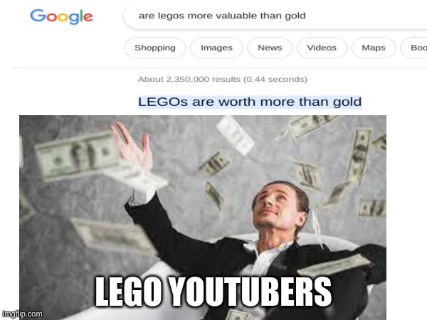 LEGO YOUTUBERS | image tagged in gold,lego | made w/ Imgflip meme maker