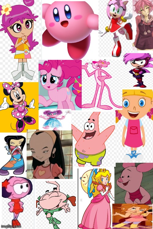 Character's that are pink part 1 - Imgflip