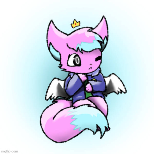 they made her look so skrunkly :D | image tagged in kitty drawn by skuey | made w/ Imgflip meme maker