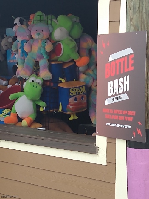 At a boardwalk attraction rn (Holy fuck Spam) | made w/ Imgflip meme maker