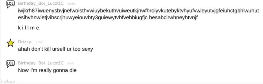 old screenshot from like a year ago. | made w/ Imgflip meme maker