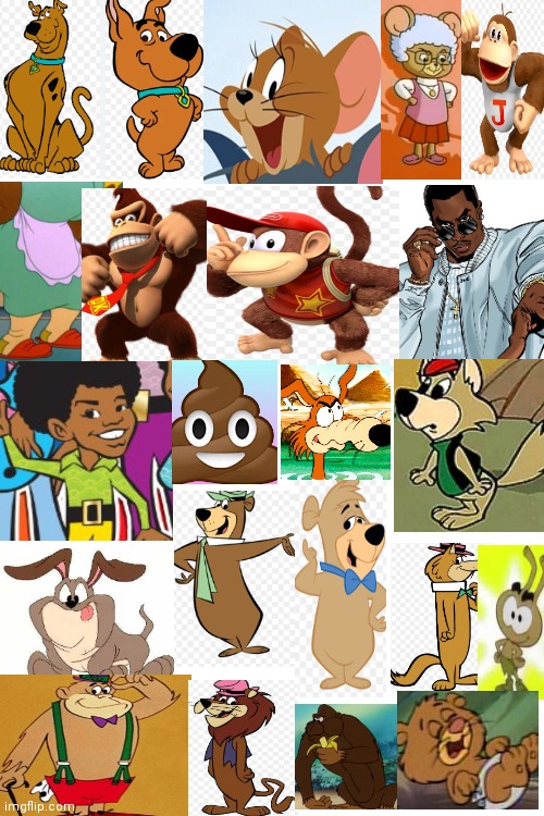 Character that are brown part 1 | image tagged in cartoons | made w/ Imgflip meme maker