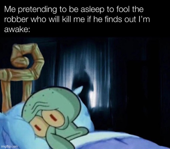 creeped me out when I was younger. | image tagged in bed,seeing things,darkness | made w/ Imgflip meme maker
