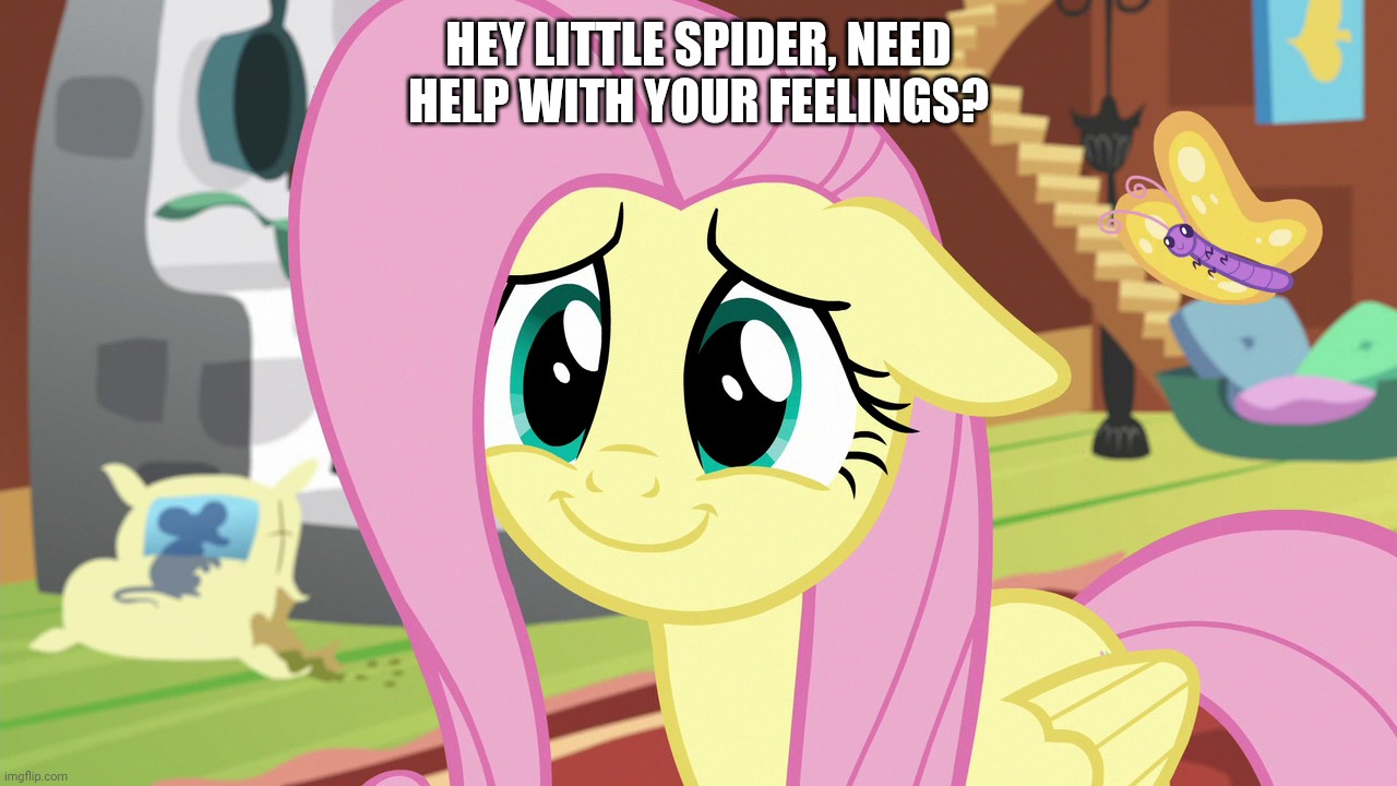 HEY LITTLE SPIDER, NEED HELP WITH YOUR FEELINGS? | made w/ Imgflip meme maker