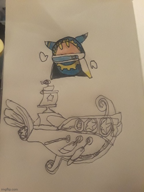 Magolor and the Lor Starcutter | made w/ Imgflip meme maker