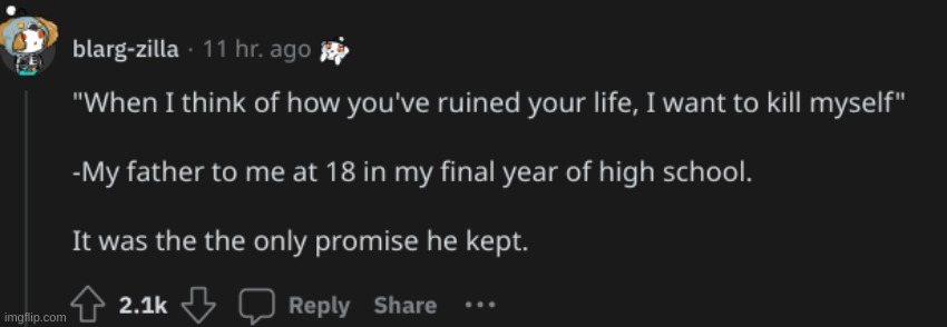 Holy shit that got dark quick | made w/ Imgflip meme maker