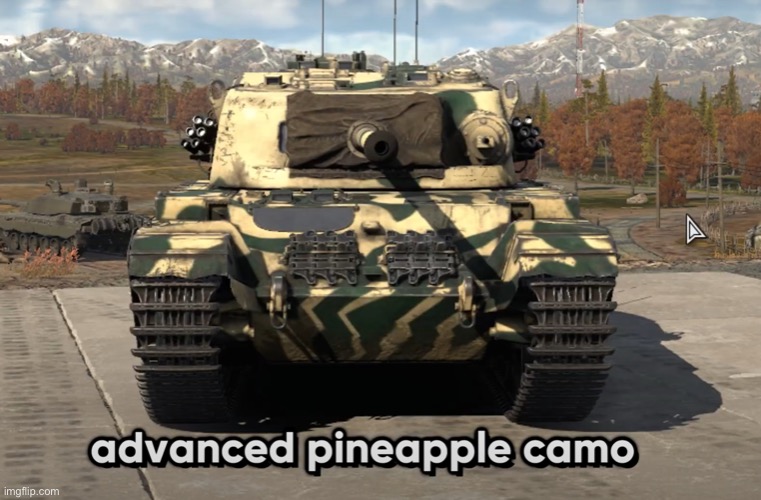 Advanced pineapple camo | image tagged in war thunder,tank,army,why are you reading the tags,meme,stop reading these tags | made w/ Imgflip meme maker