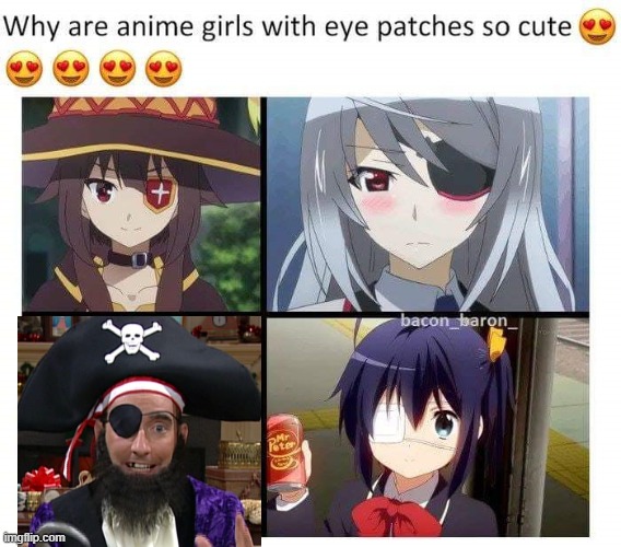 patchy would stan spongebob the way today's kids stan dream | image tagged in anime girls with eye pathes are cute,patchy the pirate,pirates,spongebob,anime,memes | made w/ Imgflip meme maker