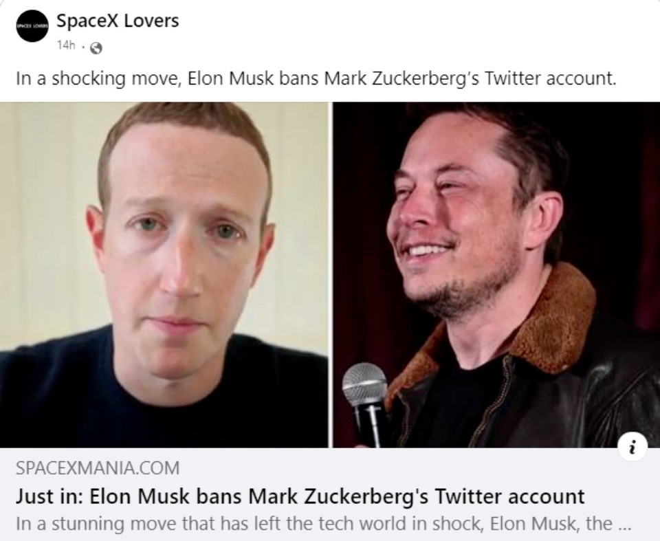 Elon Musk bans Zuckerberg's twitter account! | image tagged in elon musk,twitter bans zuckerberg,liberal tears,uncuck the zuck,sjw triggered,bitches be like | made w/ Imgflip meme maker