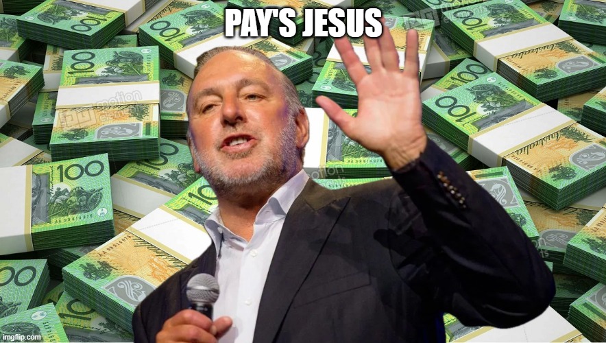 hillsong church | PAY'S JESUS | image tagged in news | made w/ Imgflip meme maker