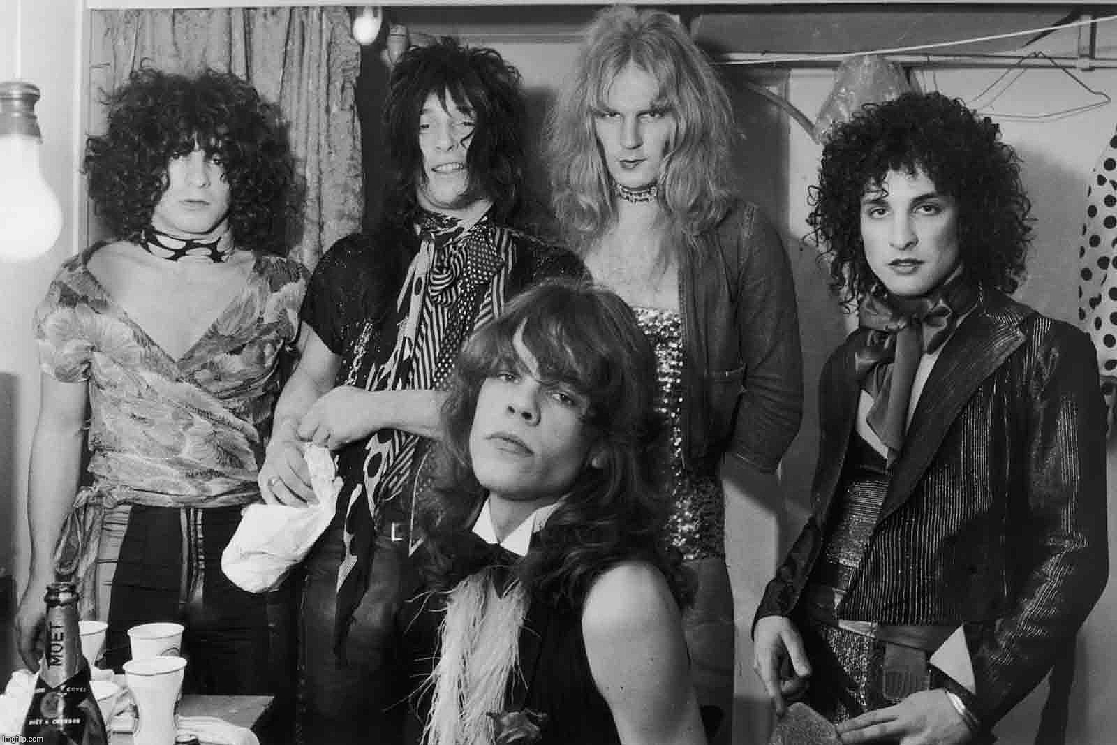 Not exactly obscure, but New York Dolls, one of the most influential bands ever, are still not in the Rock and roll Hall of Fame | image tagged in new york dolls | made w/ Imgflip meme maker