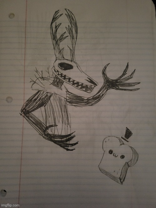 Was going thru old notebooks and found my goofy ah art style summed up in one page | made w/ Imgflip meme maker
