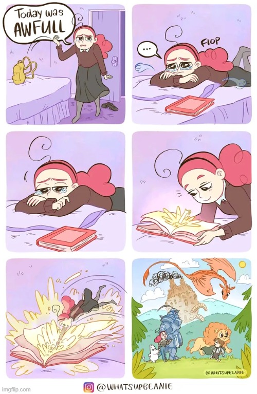 Suggest some amazing books | image tagged in comics/cartoons,wholesome | made w/ Imgflip meme maker