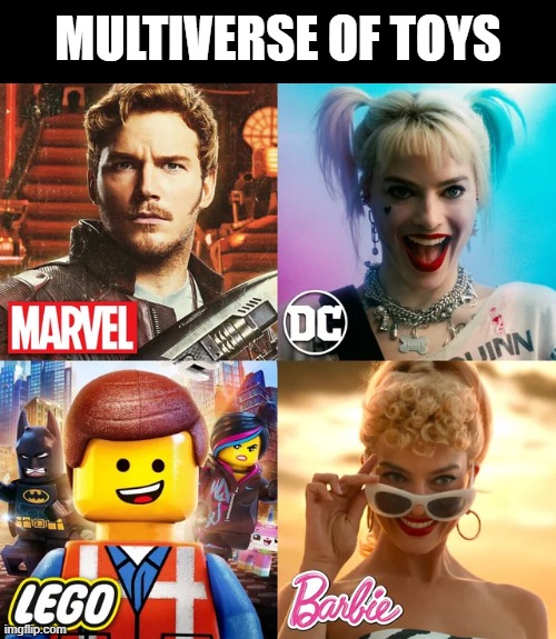 Multiverse | MULTIVERSE OF TOYS | image tagged in marvel,dc | made w/ Imgflip meme maker
