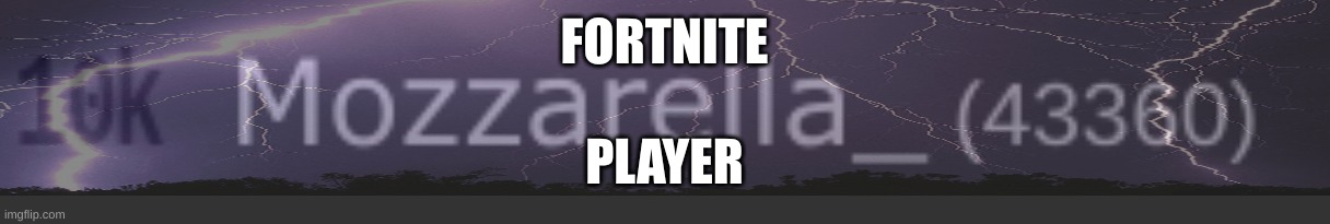 FORTNITE; PLAYER | made w/ Imgflip meme maker