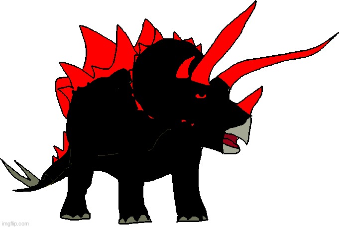 image tagged in maxxo stegoceratops form | made w/ Imgflip meme maker