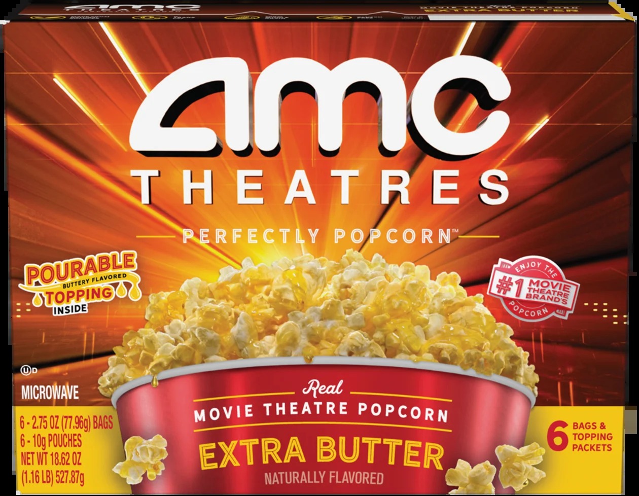High Quality AMC Perfectly Popcorn Blank Meme Template